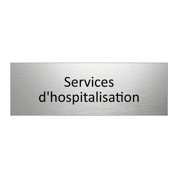 Services d'hospitalisation