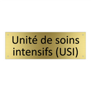Unité de soins intensifs (USI)