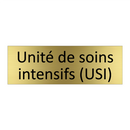 Unité de soins intensifs (USI)