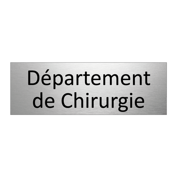 Département de Chirurgie