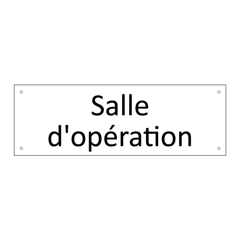 Salle d'opération