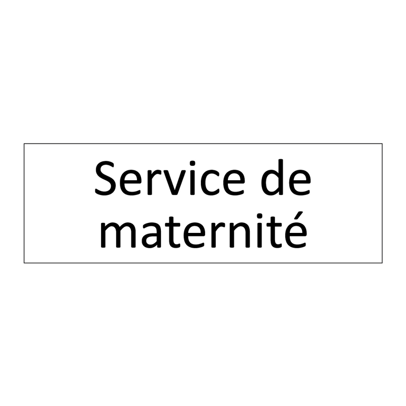 Service de maternité
