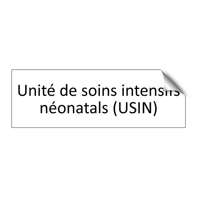 Unité de soins intensifs néonatals (USIN)