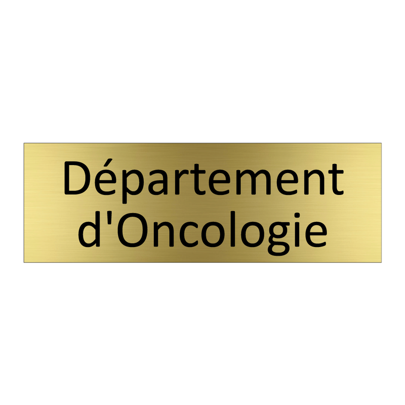 Département d'Oncologie