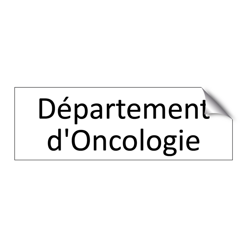 Département d'Oncologie