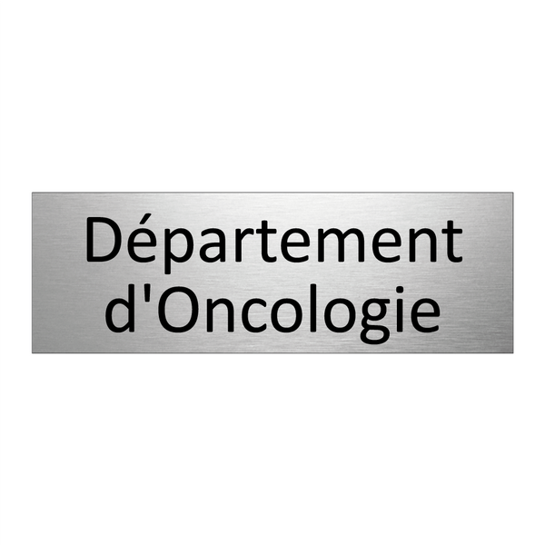 Département d'Oncologie
