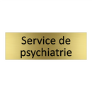 Service de psychiatrie