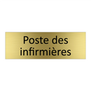 Poste des infirmières