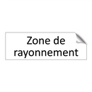Zone de rayonnement
