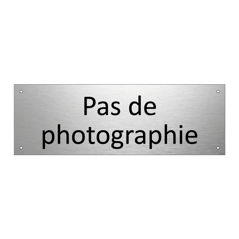 Pas de photographie