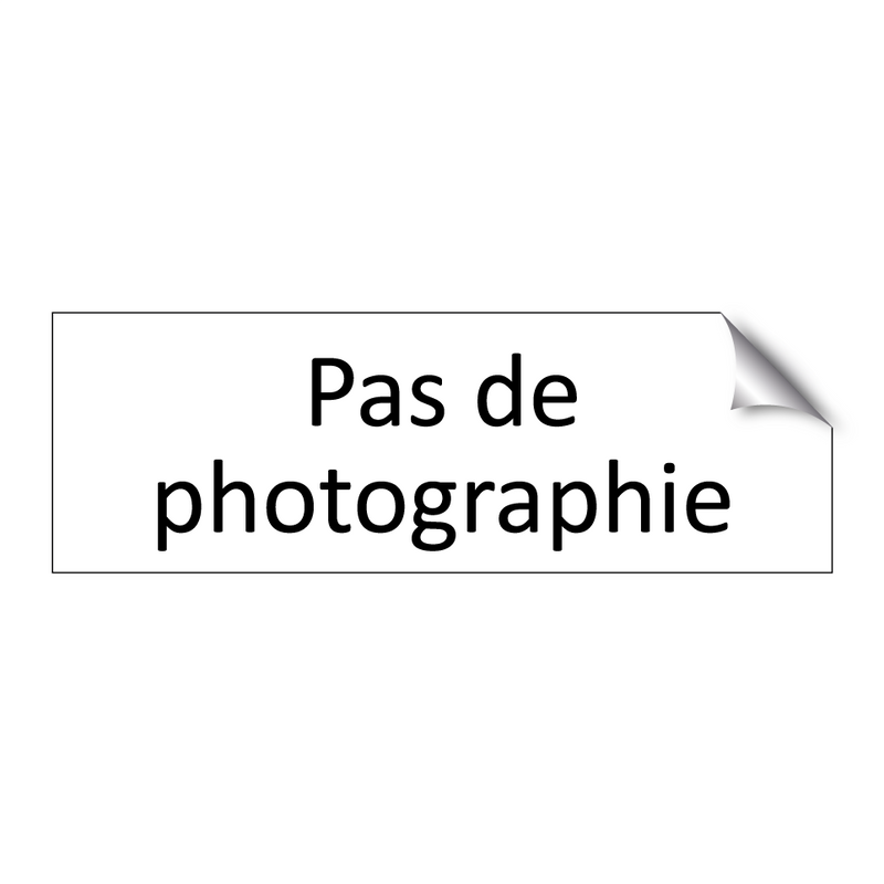 Pas de photographie