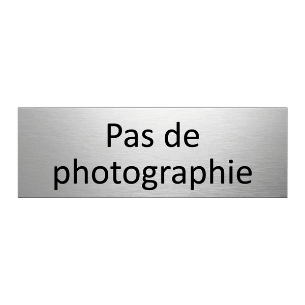 Pas de photographie