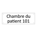 Chambre du patient 101