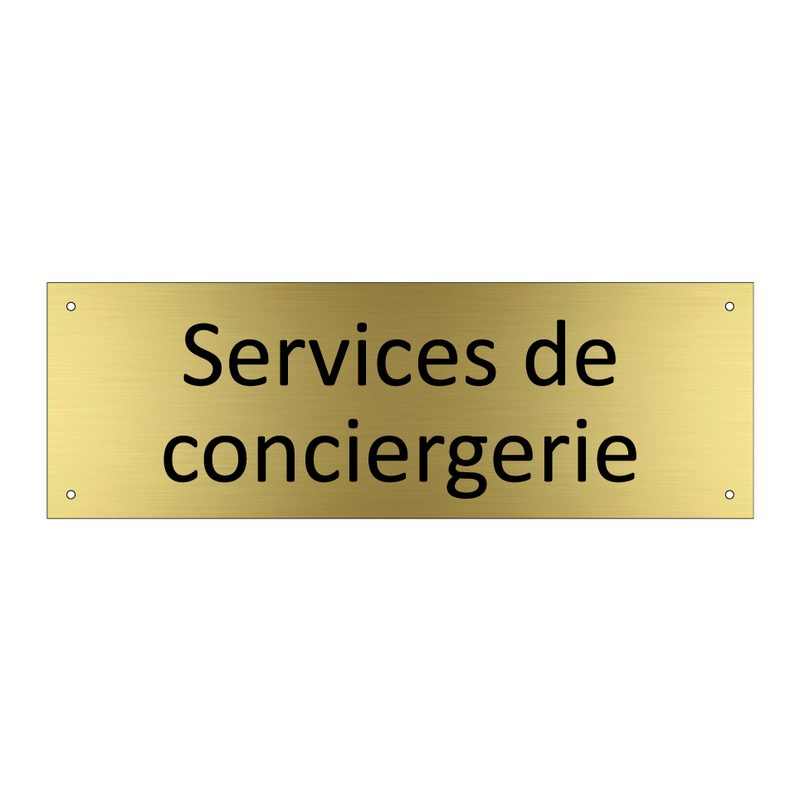 Services de conciergerie