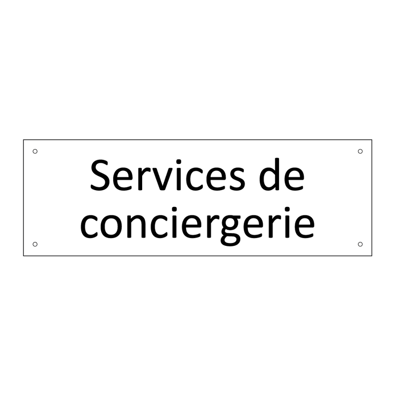 Services de conciergerie