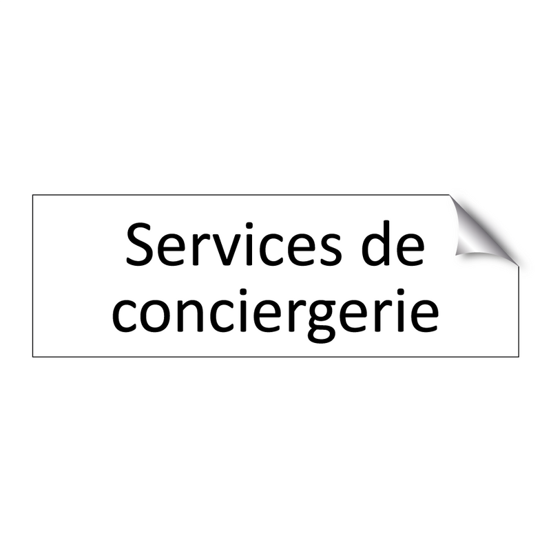 Services de conciergerie