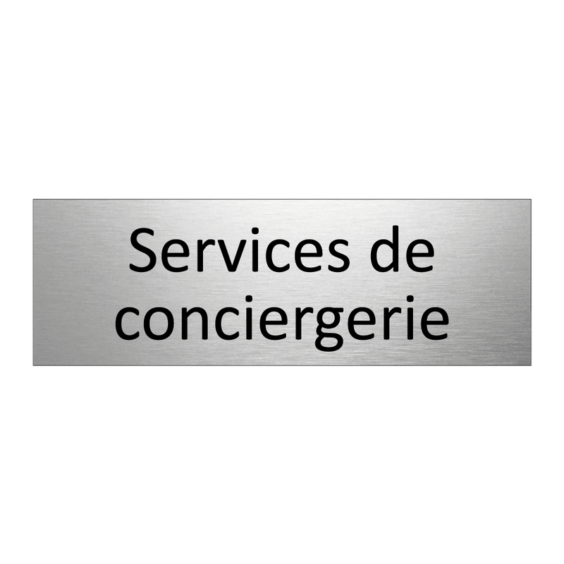 Services de conciergerie