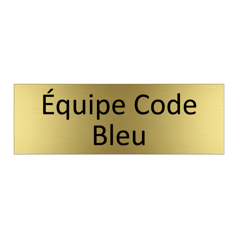 Équipe Code Bleu
