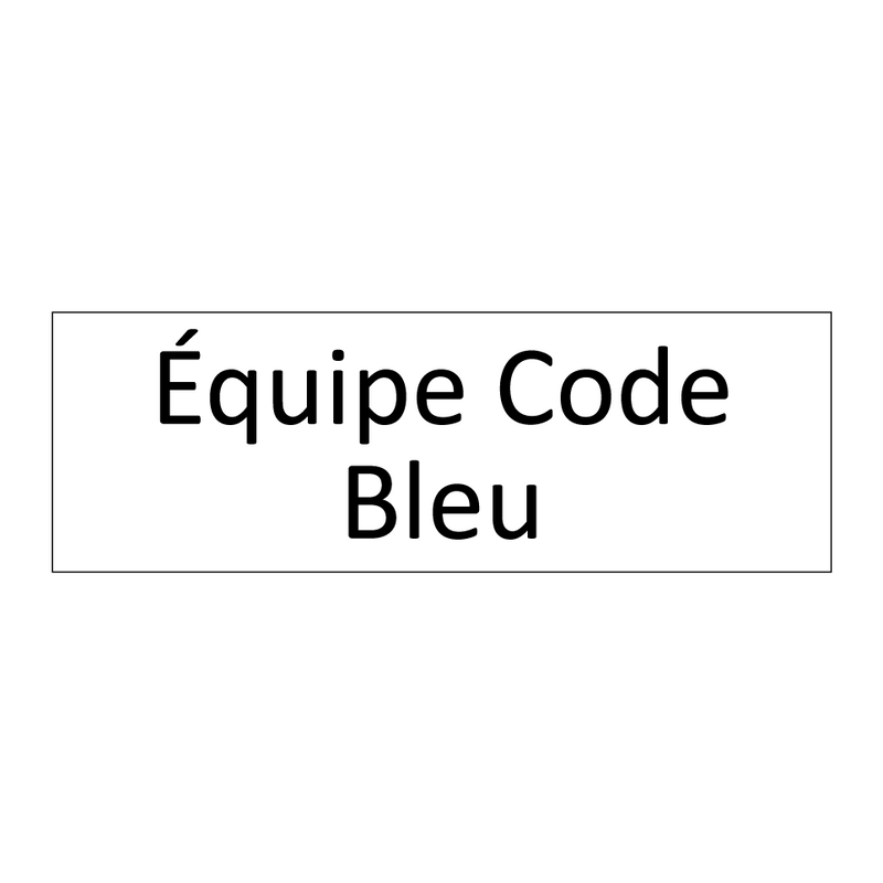 Équipe Code Bleu