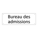 Bureau des admissions