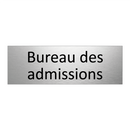 Bureau des admissions