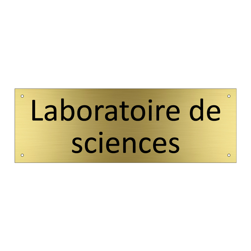Laboratoire de sciences