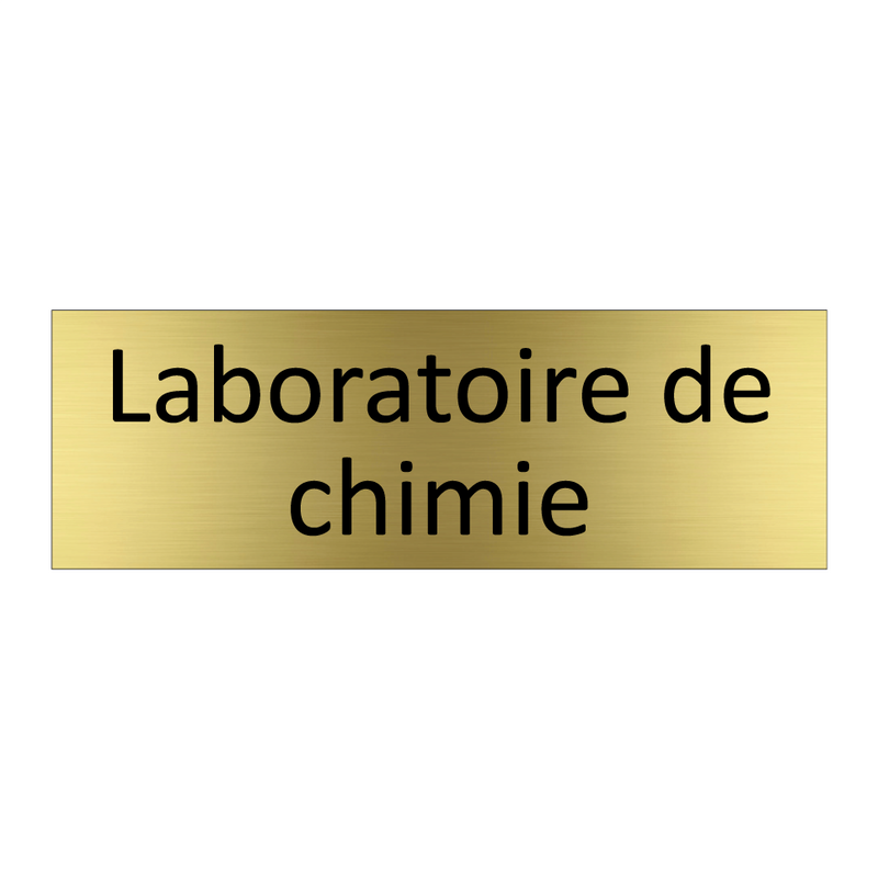 Laboratoire de chimie