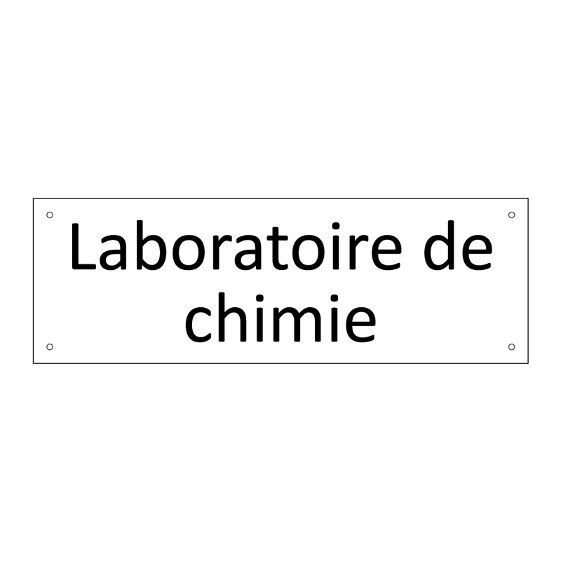 Laboratoire de chimie