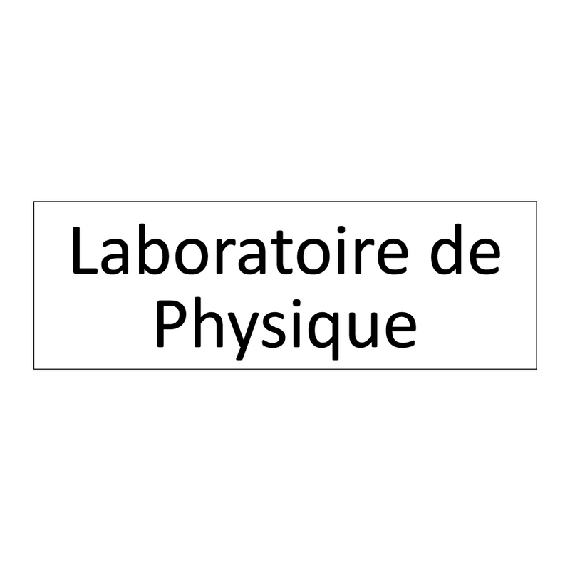 Laboratoire de Physique