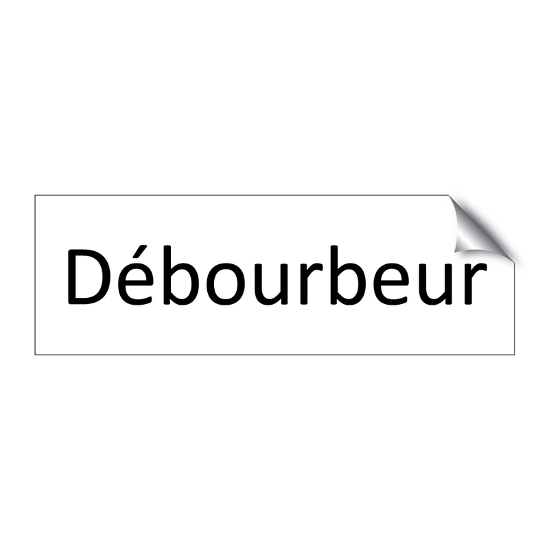 Débourbeur & Débourbeur & Débourbeur