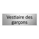Vestiaire des garçons
