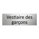 Vestiaire des garçons