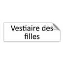 Vestiaire des filles