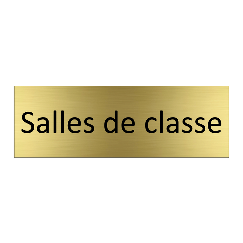 Salles de classe