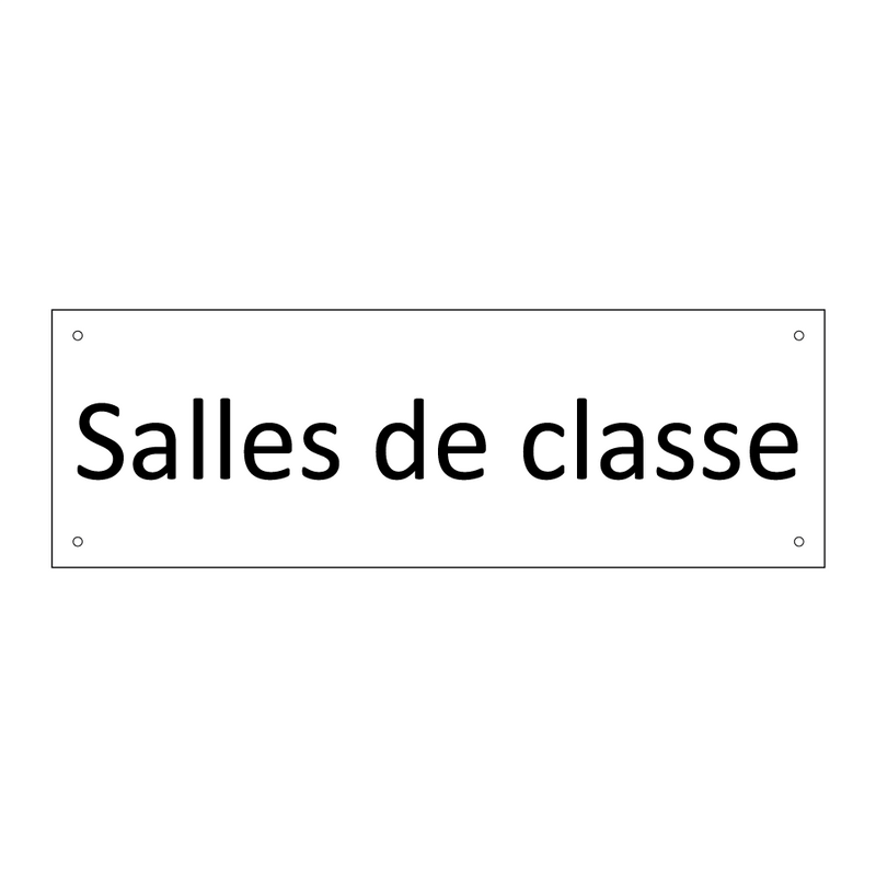 Salles de classe