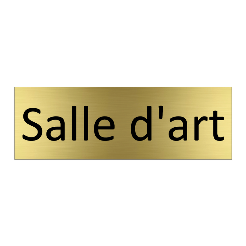 Salle d'art