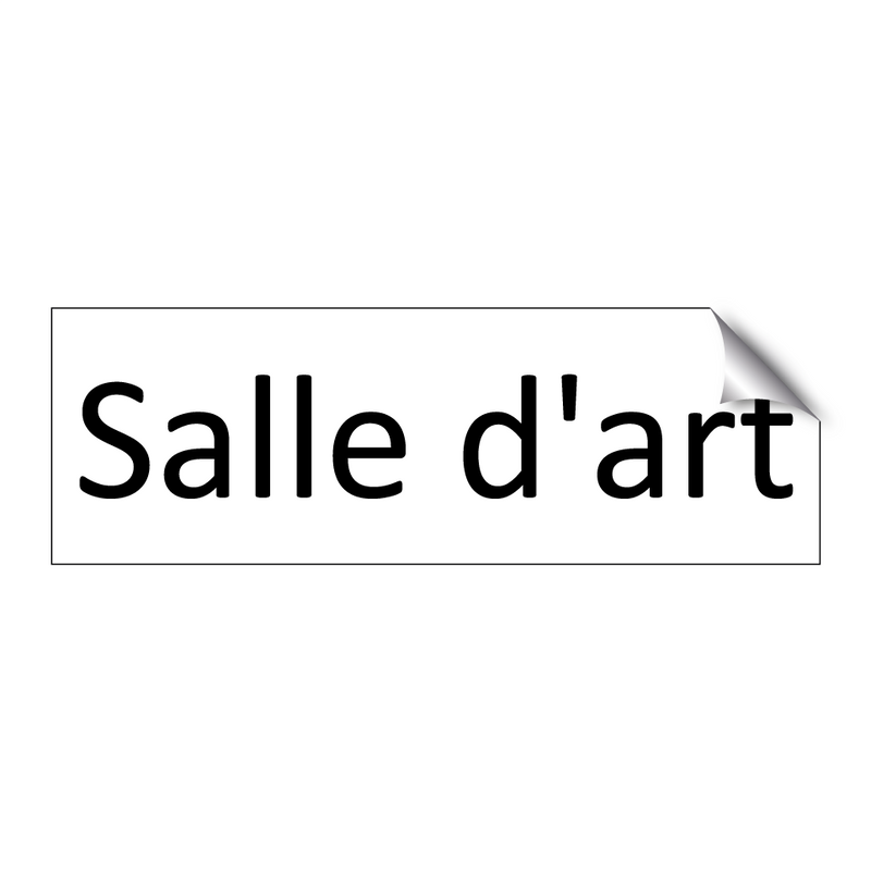 Salle d'art