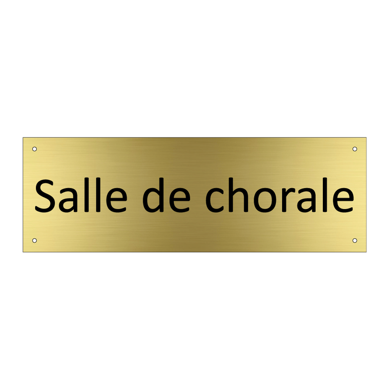 Salle de chorale