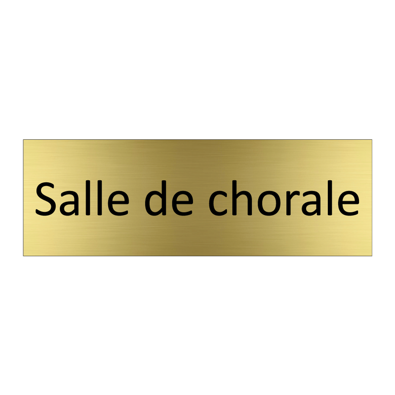 Salle de chorale