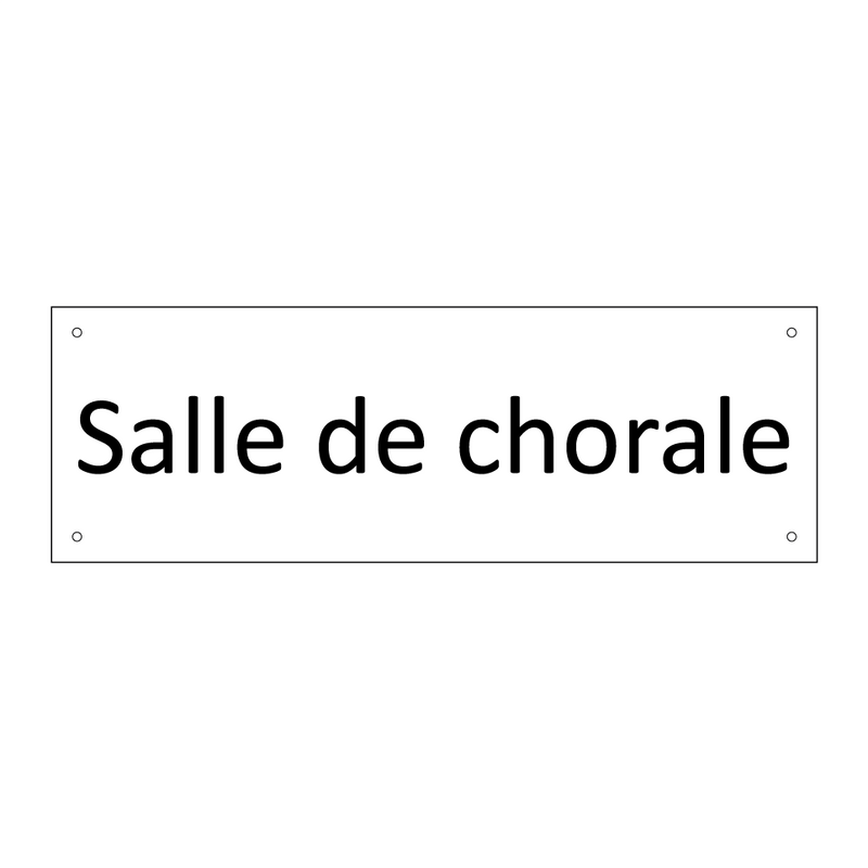 Salle de chorale