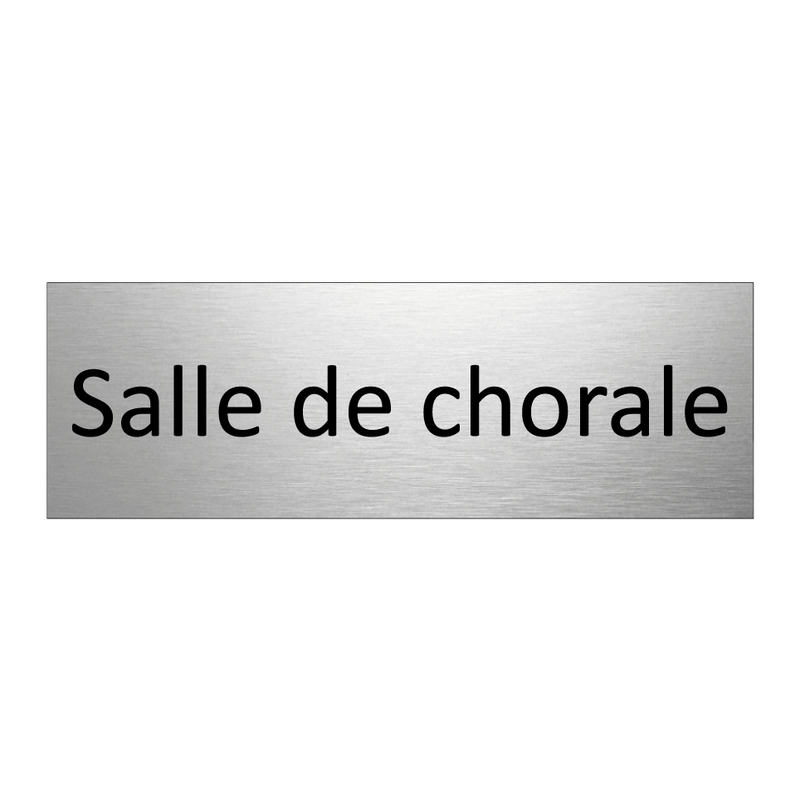 Salle de chorale