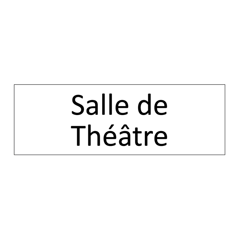 Salle de Théâtre