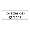 Toilettes des garçons