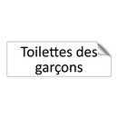 Toilettes des garçons
