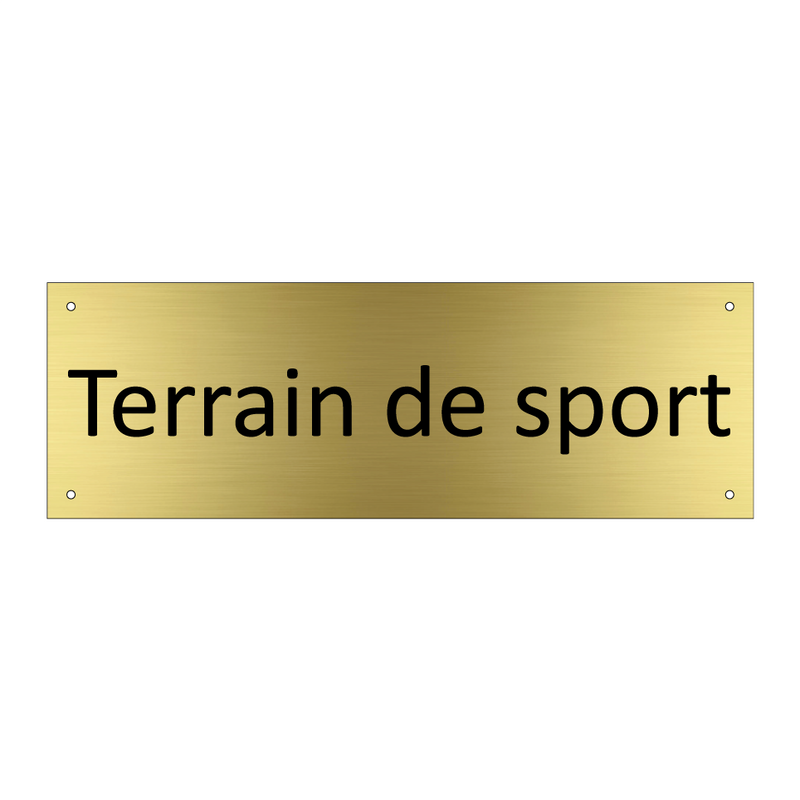 Terrain de sport