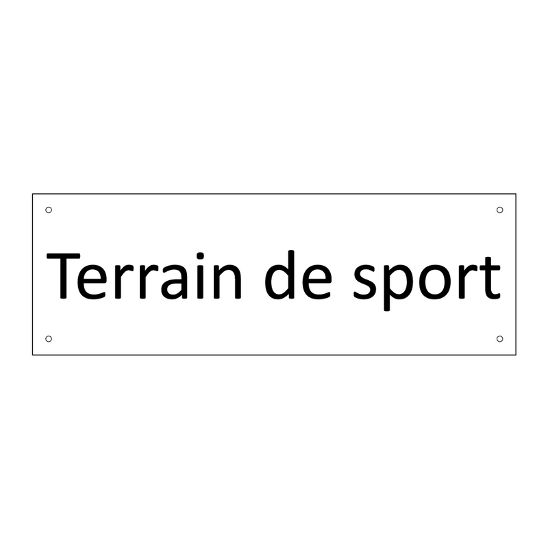 Terrain de sport
