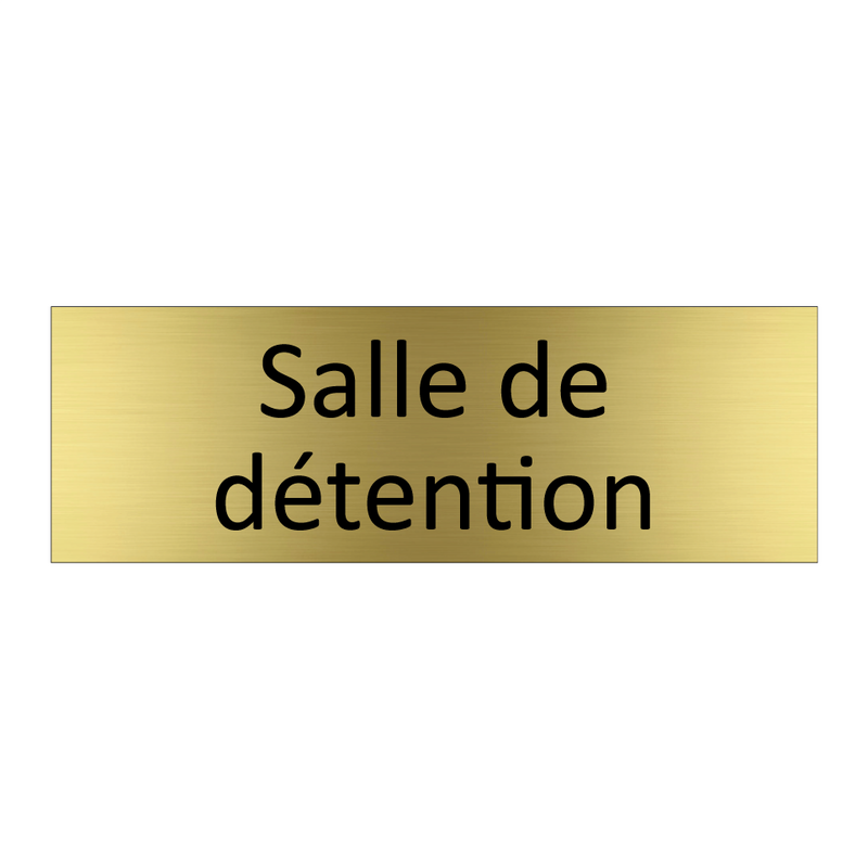 Salle de détention