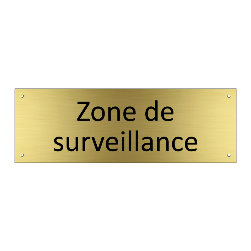 Zone de surveillance
