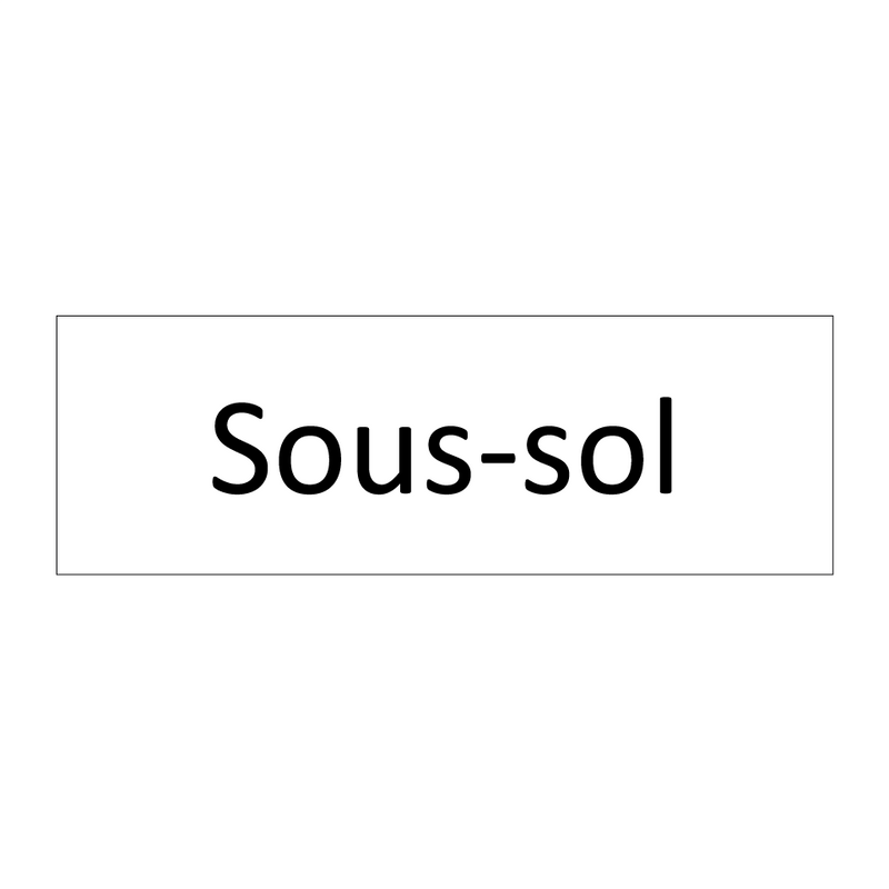 Sous-sol & Sous-sol & Sous-sol & Sous-sol & Sous-sol & Sous-sol