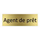 Agent de prêt